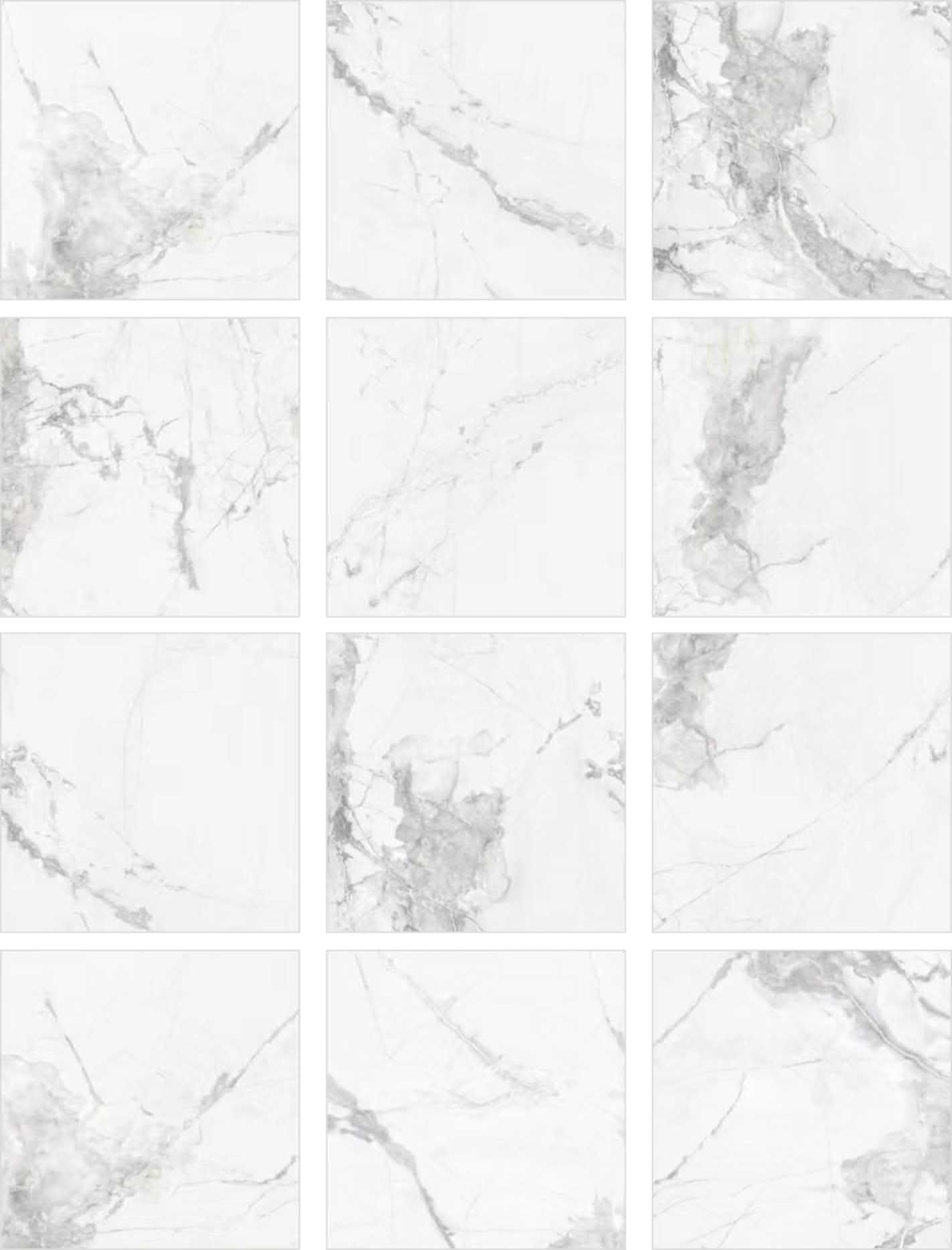 CARA KARA WHITE SERIES GLAZED POLISHED 600x600mm