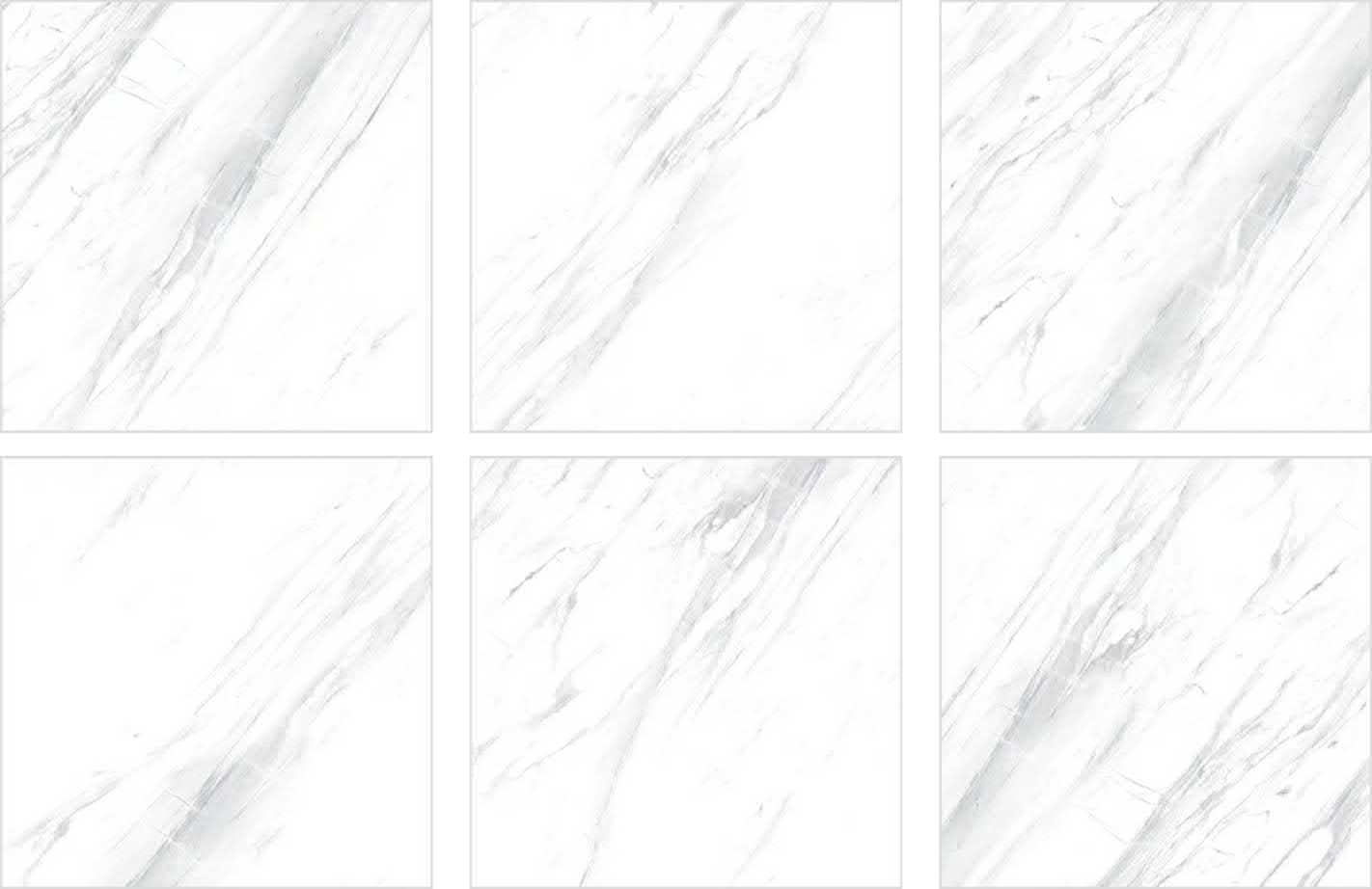 CARA KARA WHITE SERIES GLAZED POLISHED 600x600mm