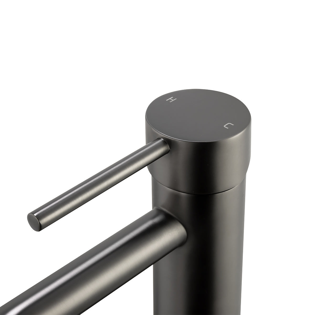Round Basin Mixer Tap – Brushed Nickel
