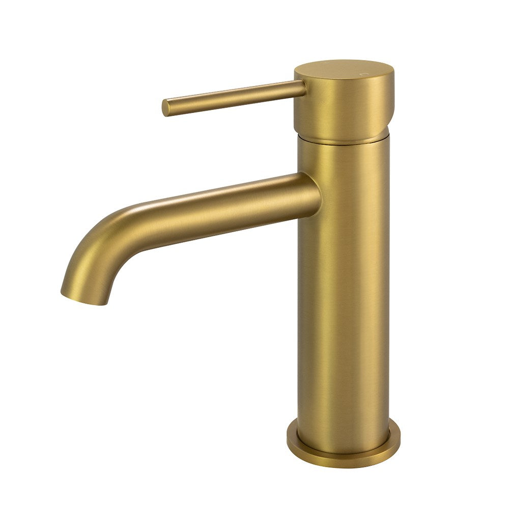 Round Basin Mixer Tap – Brushed Nickel
