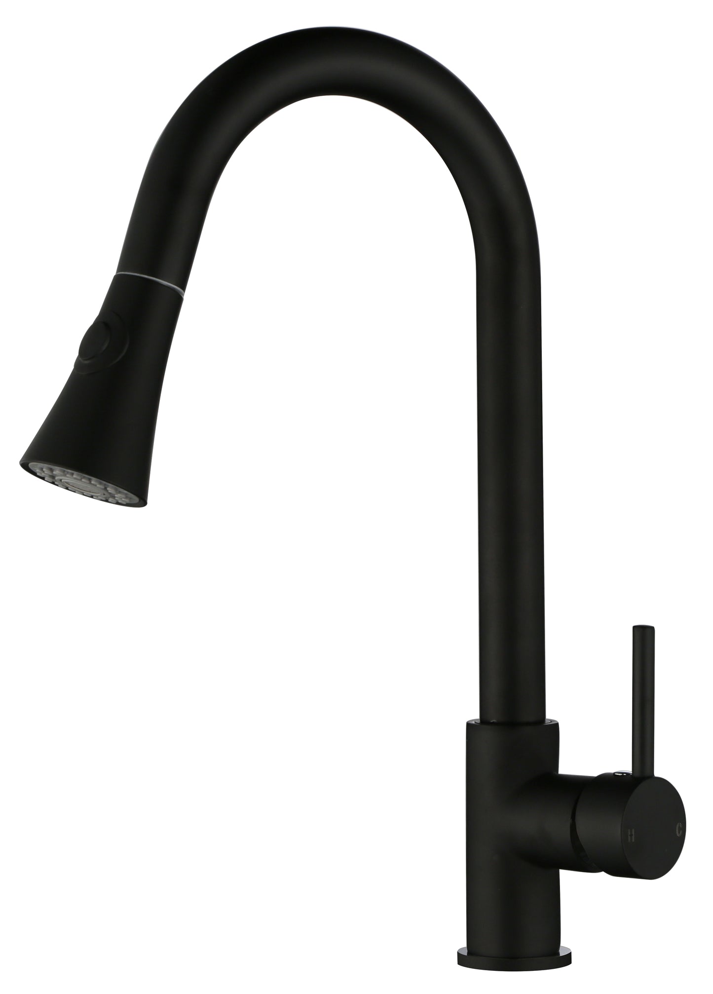 Matte Black Pull-Down Kitchen Mixer Tap